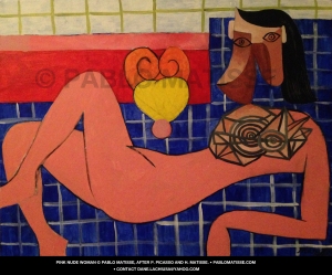 Pablo Matisse pink nude woman